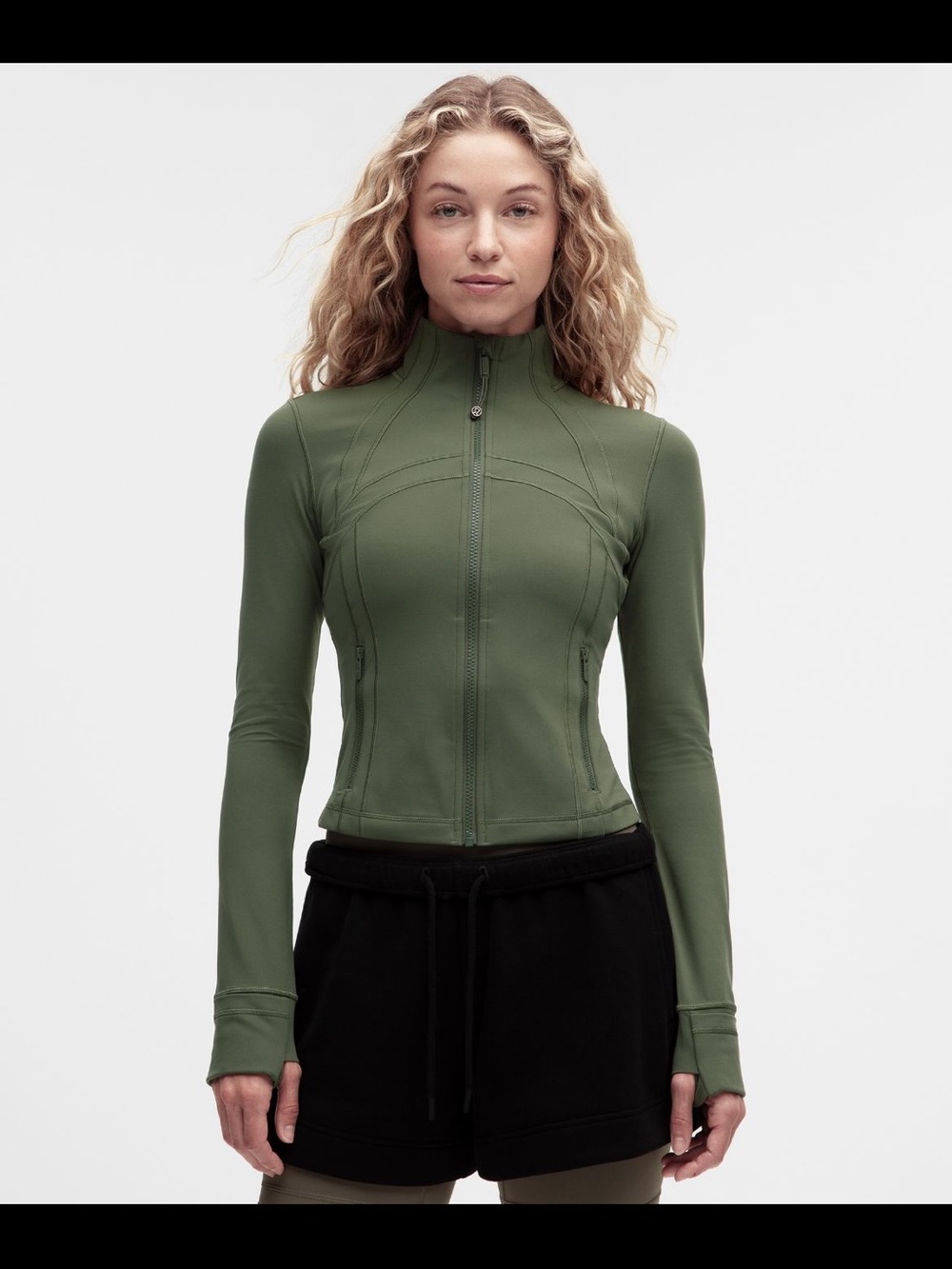 Lululemon Cropped Define Jacket: Raceway Green - Picture 5 of 5
